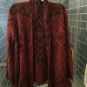 Cranberry Aztec design sweater